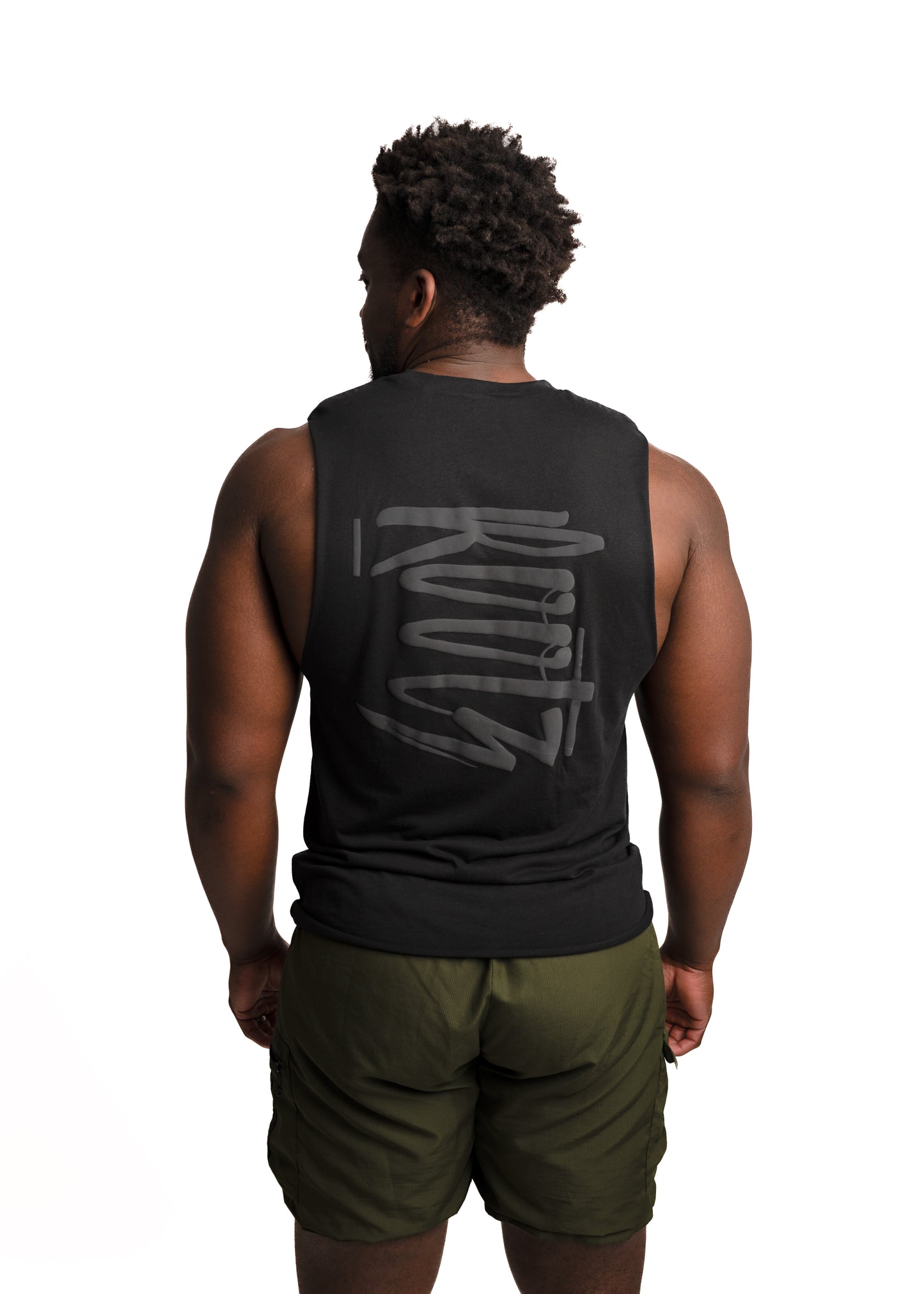 Black with Black Puff Print - Unisex Ultra Lightweight Basketball Training Vest