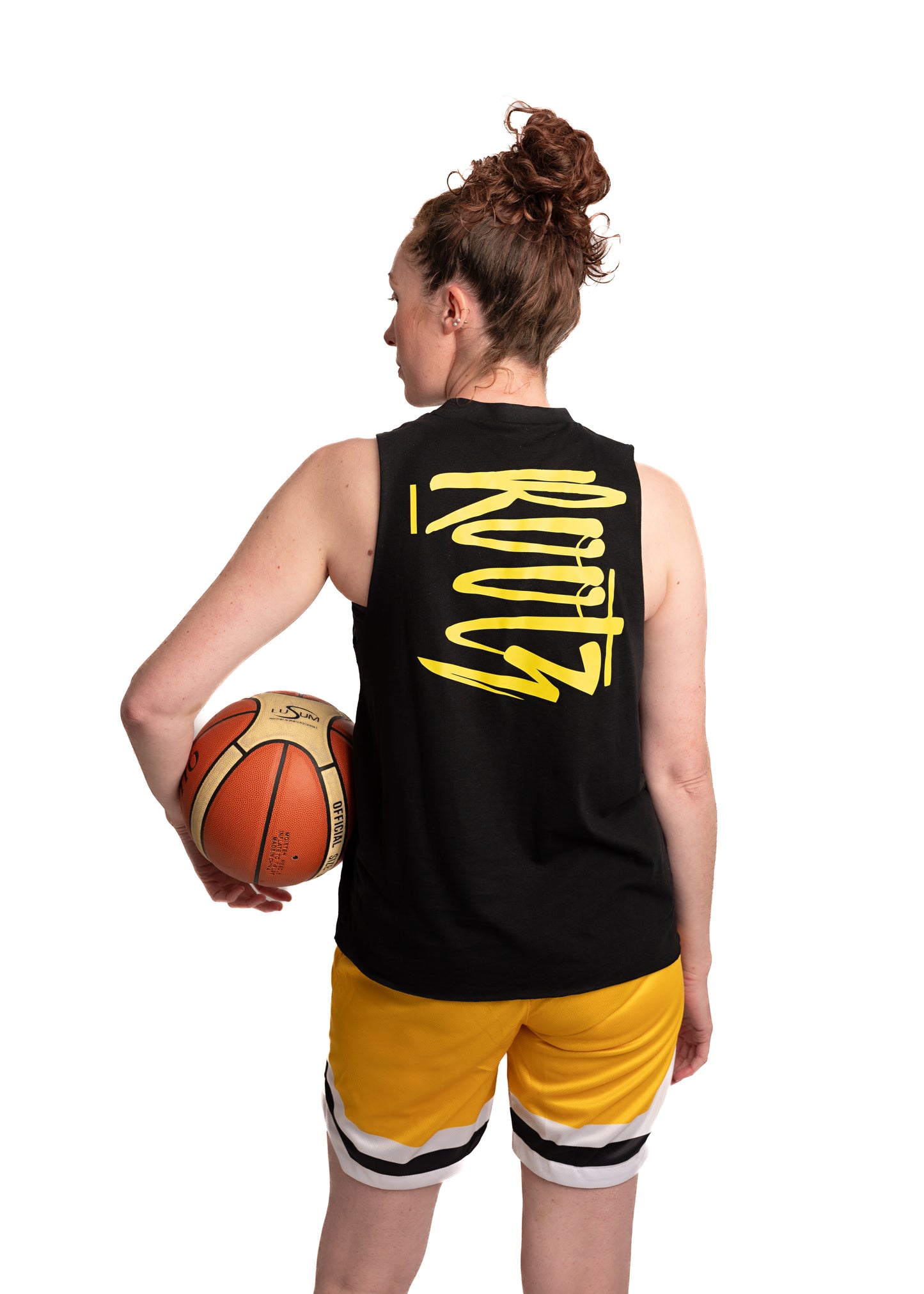 Black with Yellow Ladies Training Vest