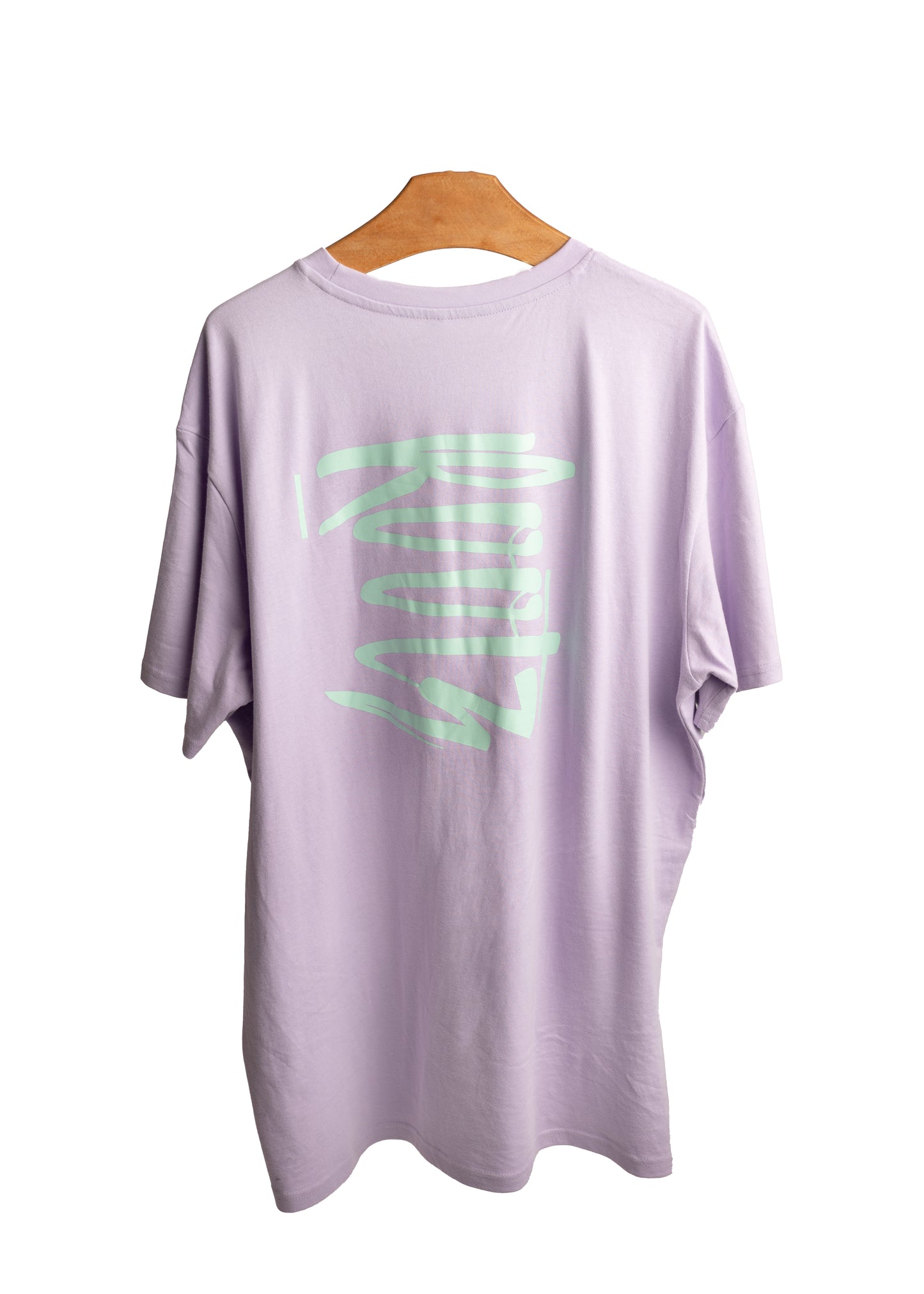 Lilac With Light Green Print Tee